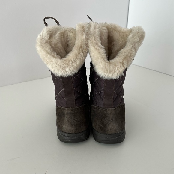 Columbia Ice Maiden ii Boots Brown Quilted Winter Snow Boots size 7 - Picture 7 of 9